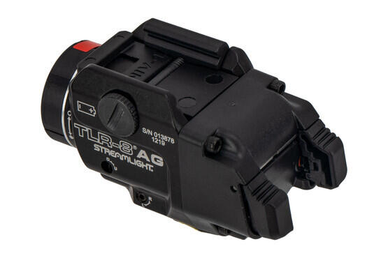 Streamlight TLR-8AG 500 Lumen weapon light features a picatinny mount
